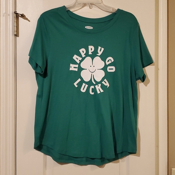 Old Navy Tops Flash Sale Old Navy Everywhere Shamrock Tee Poshmark